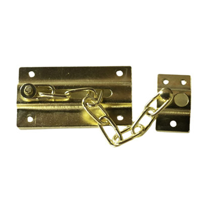 Marco Paul Security Chain Door Lock With Brass Plated Finish