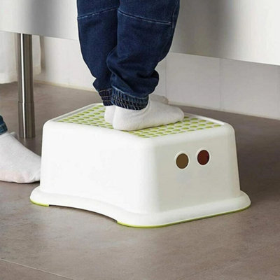 Marco Paul 2 Pack Of White Bathroom Nonslip Step Stool 37Cm from B&Q