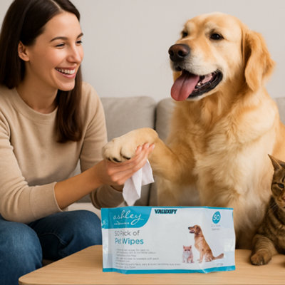 Marco Paul 100X Pet Cleaning Wet Wipes from B&Q