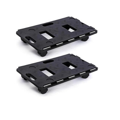 Dunnet Tools 2Pc Platform Wheel Dolly Set from B&Q