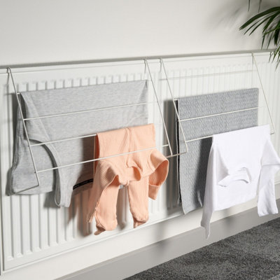 Marco Paul 2Pk Radiator Airer 4 Bar Pack from B&Q
