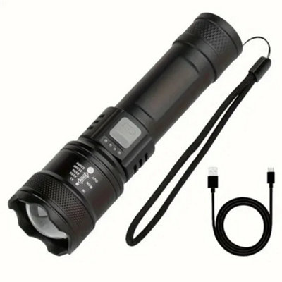 Dunnet Tools Rechargeable Zoom Led Torch