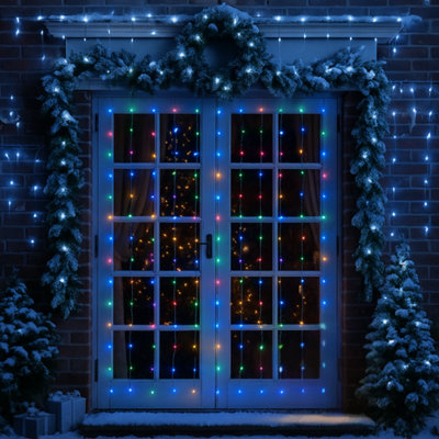 Marco Paul 2.1M Led Multicolour Curtain String Lights from B&Q