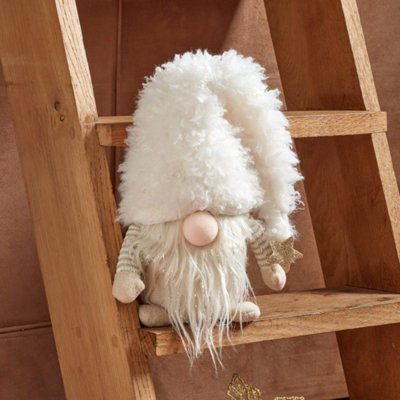 Marco Paul 28Cm Christmas Gonk DecorationIvory from B&Q