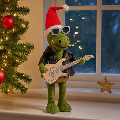 Marco Paul 35Cm Christmas Rock Dinosaur Decoration