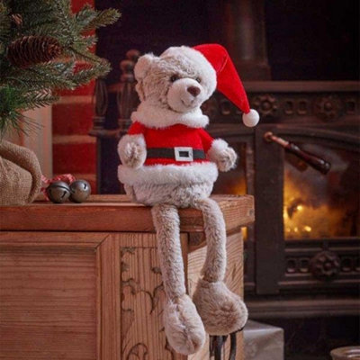 Marco Paul Christmas Santa Teddy Decoration from B&Q