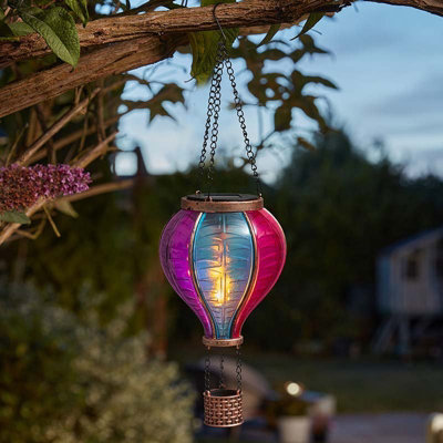 Marco Paul Flaming Solar Powered Garden Lantern from B&Q