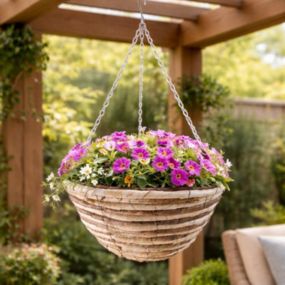 Marco Paul 14'' Rope Hanging Basket from B&Q