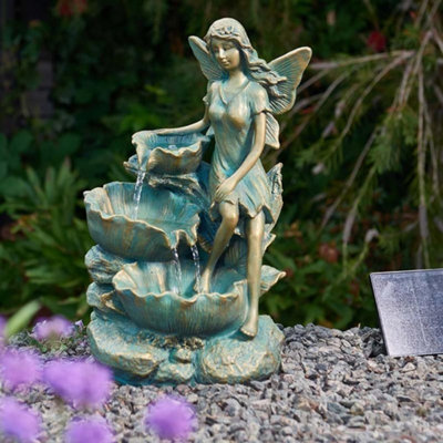 Marco Paul Fairy Solar Water Fountain Cascade from B&Q