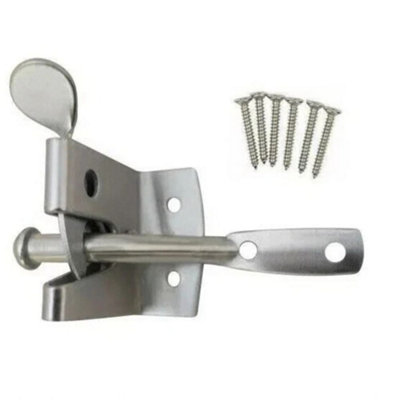 Marco Paul Auto Gate LatchSilver from B&Q