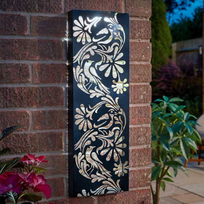 Marco Paul Decorative Led Solar Wall Panel Outdoor Warm White Fence Light from B&Q