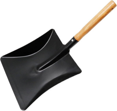 Marco Paul Metal Dust Pan With Wooden Handle from B&Q