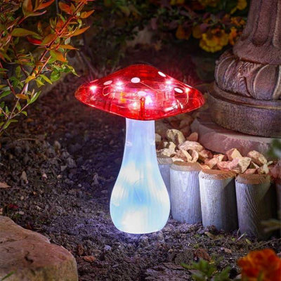 Marco Paul Set Of 3 Mushroom Lights Garden Outdoor Décor from B&Q
