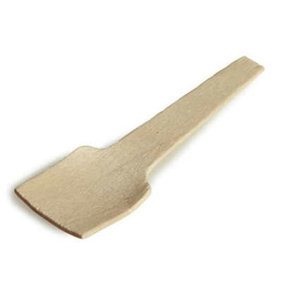 We Can Source It Ltd Wooden Ice Cream Spoons Spades Disposable Dessert Cutlery Eco Friendly Pack Of 1000 Catering Events Use from B&Q