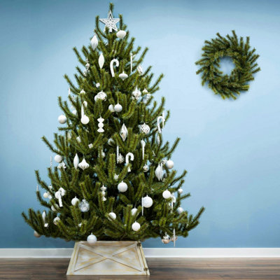 Christmas Tree World The 8Ft/240Cm Matterhorn Pine Christmas Tree from B&Q