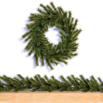 Christmas Tree World The 60Cm Matterhorn Pine Wreath from B&Q