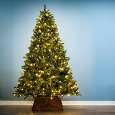 Christmas Tree World The 7Ft Pre-Lit Wildhorn Pine - Warm White - Image 3