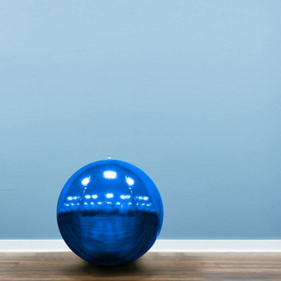 Christmas Tree World Blue 60Cm Metallic Inflatable Mirror Ball - Image 3