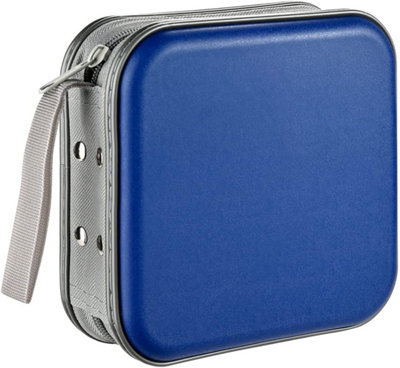 ATEK 40-Disc Cd/dvd Wallet Portable Cd/blu-Ray HolderHard Plastic CaseScratch-Resistant & Dustproof Disc Organizer For Car from B&Q