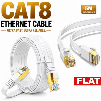 Atek Network Ethernet Cable - White / 5M - Image 3