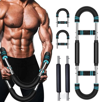 ATEK Twister Arm Trainer Adjustable 3 Resistance Level 40-100 Lbs Twister Arm Chest Exerciser Equipment For Men & Women from B&Q