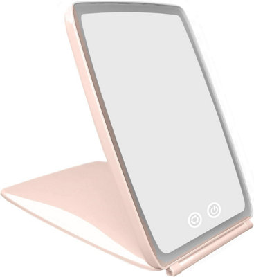 ATEK Rechargeable Travel Makeup MirrorMakeup Mirror With Lights Portable Led Lighted Travel Mirror With 3 Color Modes from B&Q