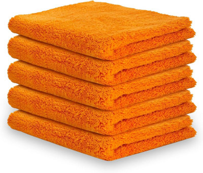 ATEK 10 Pack Microfiber Cleaning ClothsMicrofiber Cloth Large Reusable Lint Free & Streak Free Cloths Towels Washable from B&Q