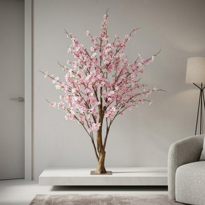 Garden Greatness Lifelike Pink Yoshino Blossom Tree from B&Q