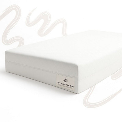 Opulent Home Waterproof Baby Cot Mattress With Washable Zipped Cover120X60X7.5Cm from B&Q