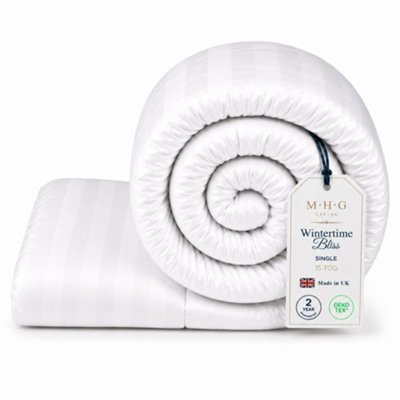 MHG Living - Duvet - 15 Tog - Single - White - Image 3