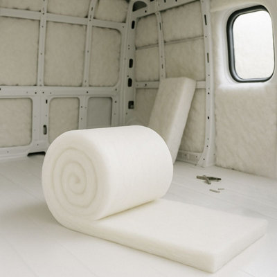MHG Living Campervan Insulation RollThermal & Soundproof Foam For Campervan Conversion(L)8M X (W)570mm X (T)110mm from B&Q