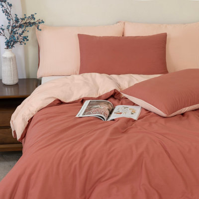 MHG Living - Duvet Set - King Size - Terracotta - Image 5