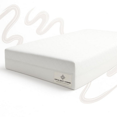  - Opulent Home Cot Bed Mattress 140 X 70 X 15 CmWaterproofBreathable & HypoallergenicAnti-Allergy Baby With Removable