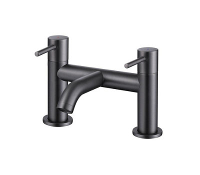Aquarius Rf-Series Bath Filler Mixer Tap Gunmetal Grey from B&Q