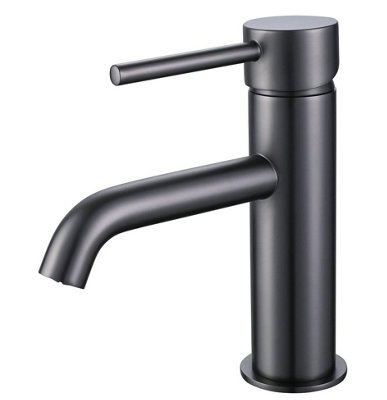 Aquarius Rf-Series Cold Start Mono Basin Mixer Tap Inc Waste Gunmetal Grey from B&Q