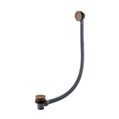 Aquarius Ft Easy Clean Click Clack Bath Waste And Overflow Brushed Bronze from B&Q