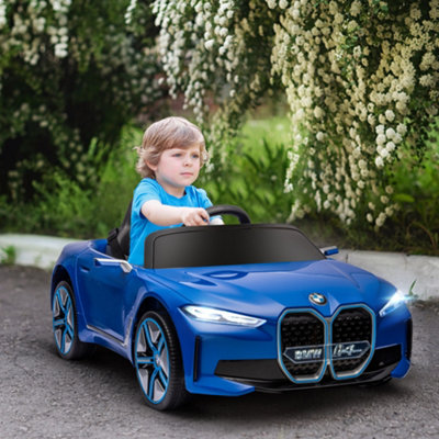 Homcom Bmw I4 Licensed 12V Kids Electric Ride-On Car W/ Remote ControlBlue from B&Q