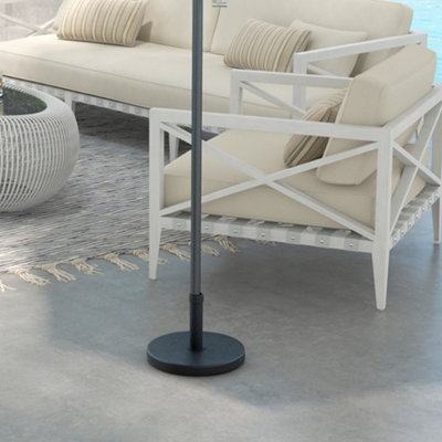 Outsunny 15Kg Concrete Parasol Base Heavy Duty Round Umbrella Stand from B&Q