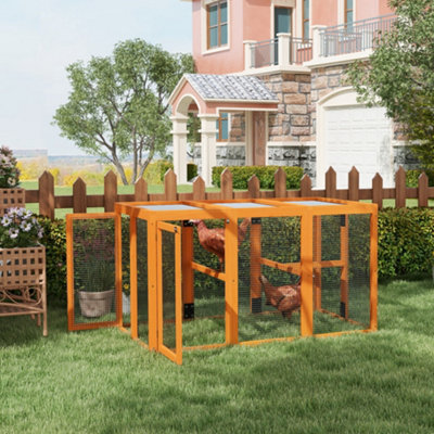 Pawhut Wooden Chicken Coop With Combinable DesignFor 1-3 Chickens from B&Q