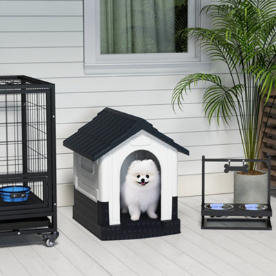 Dog Kennel 66cm Outside Xs Dogs 64.5 X 57 Home Use Grey - Image 4
