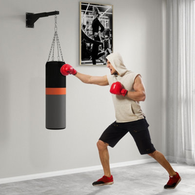 Bobobiy Black Sportnow Punch Bag Wall Bracket, 5-Length Adjustable Boxing Bag Bracket For Kickboxing, Muay Thai, Punching Training - Image 8