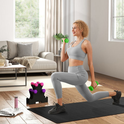 Sportnow Hex Dumbbells Set With Dumbbells Rack2 X 1Kg2 X 2Kg2 X 3Kg from B&Q