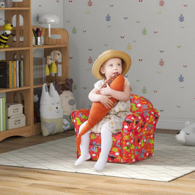 Aiyaplay Kids Armchair Toddler Sofa Chair Bedroom PlayroomJungle Dinosaur from B&Q