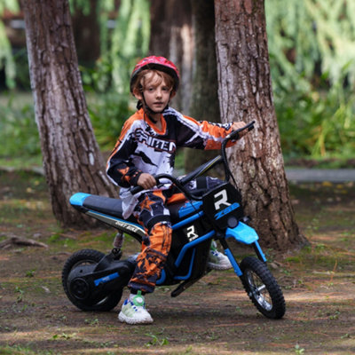 Tommy Toys Kids Electric Motorbike - 24V - Blue - Metal - Image 4