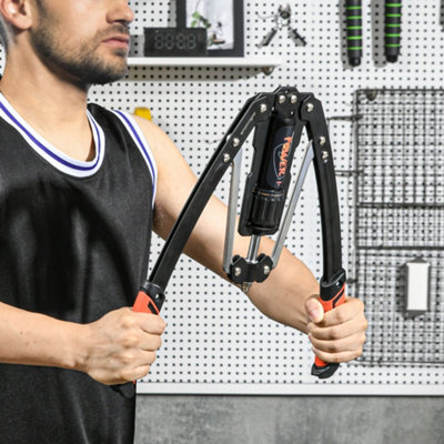 Sportnow Hydraulic Chest Expander With 22-440Lbs Resistance For Upper Body Exercise from B&Q