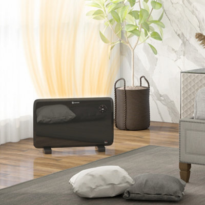 Convector Heater Electric Quiet Space w LED Display Black - Image 10