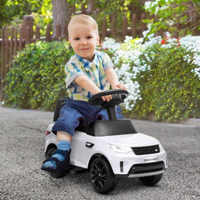 Aiyaplay Land Rover Licensed Kids Ride On CarSliding CarWhite from B&Q