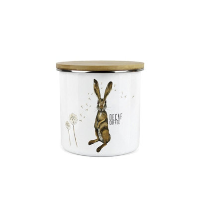 Purely HomeHares & DandelionsDecaf Coffee CanisterKitchen Storage Jar (Medium) from B&Q