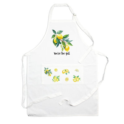 Purely Home Food Pun Novelty Kitchen ApronCooking & Baking GiftYou're The Zest from B&Q
