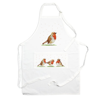 Purely Home Robins Kitchen ApronCooking & Baking Gift/present from B&Q